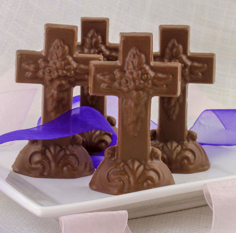 Small Milk Chocolate Cross