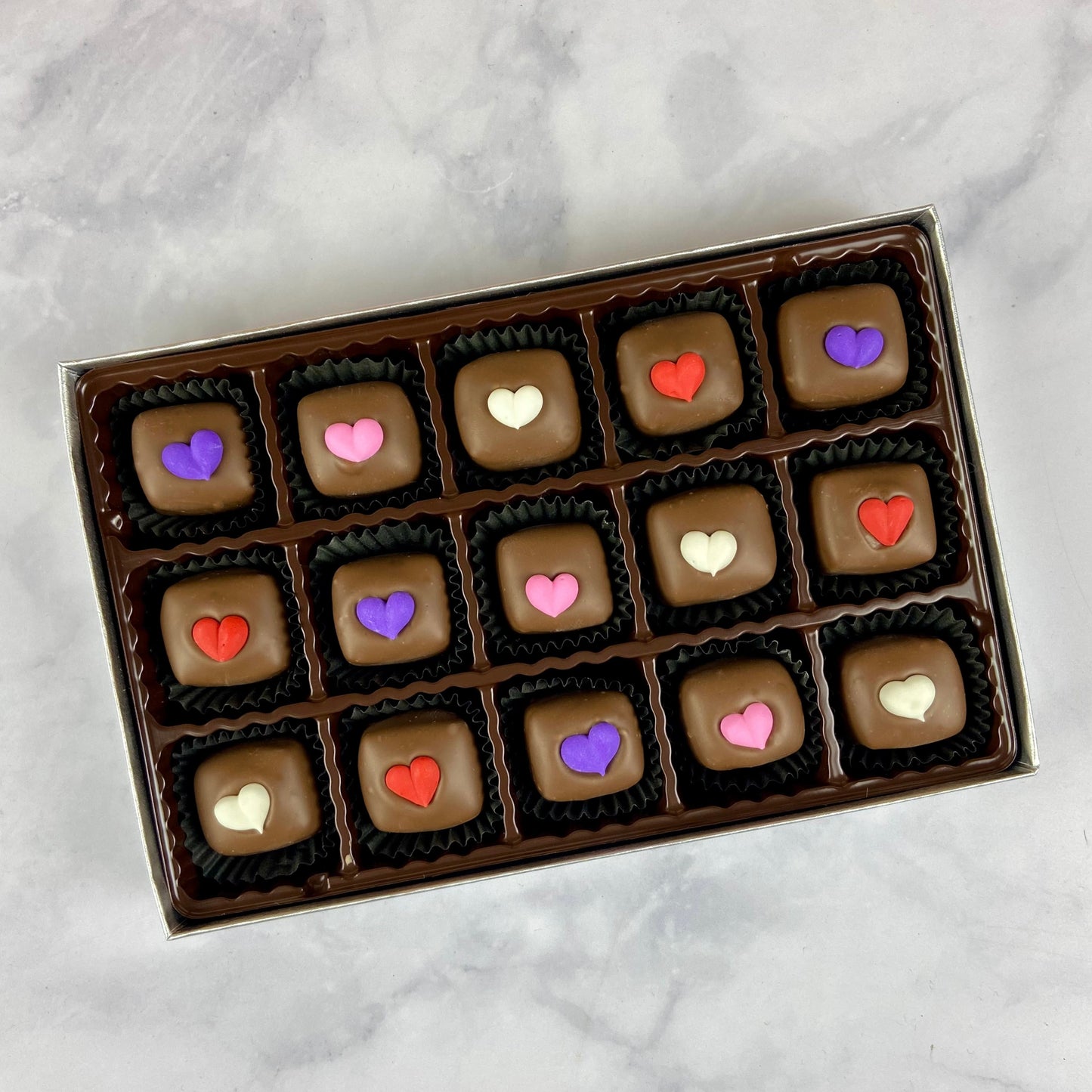 15 pc. Heart Decorated Meltaway