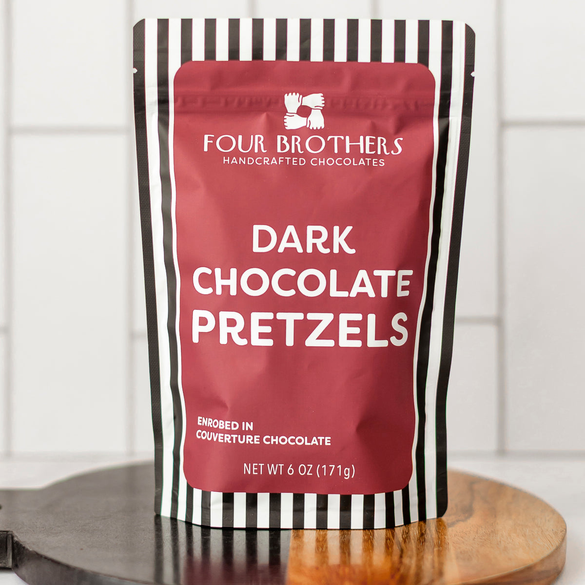 6 oz. Dark Chocolate Covered Pretzels