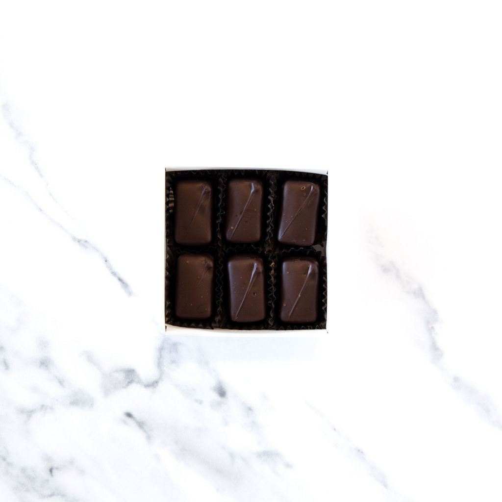 3oz. Dark Chocolate Covered Caramel