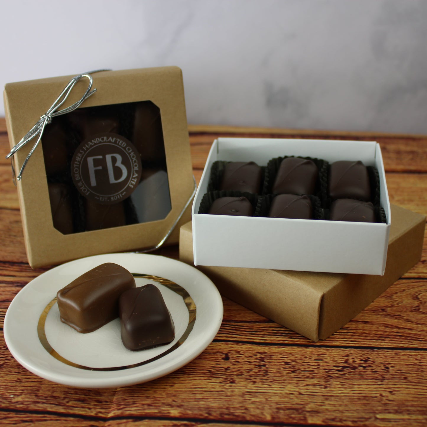3oz. Dark Chocolate Covered Caramel