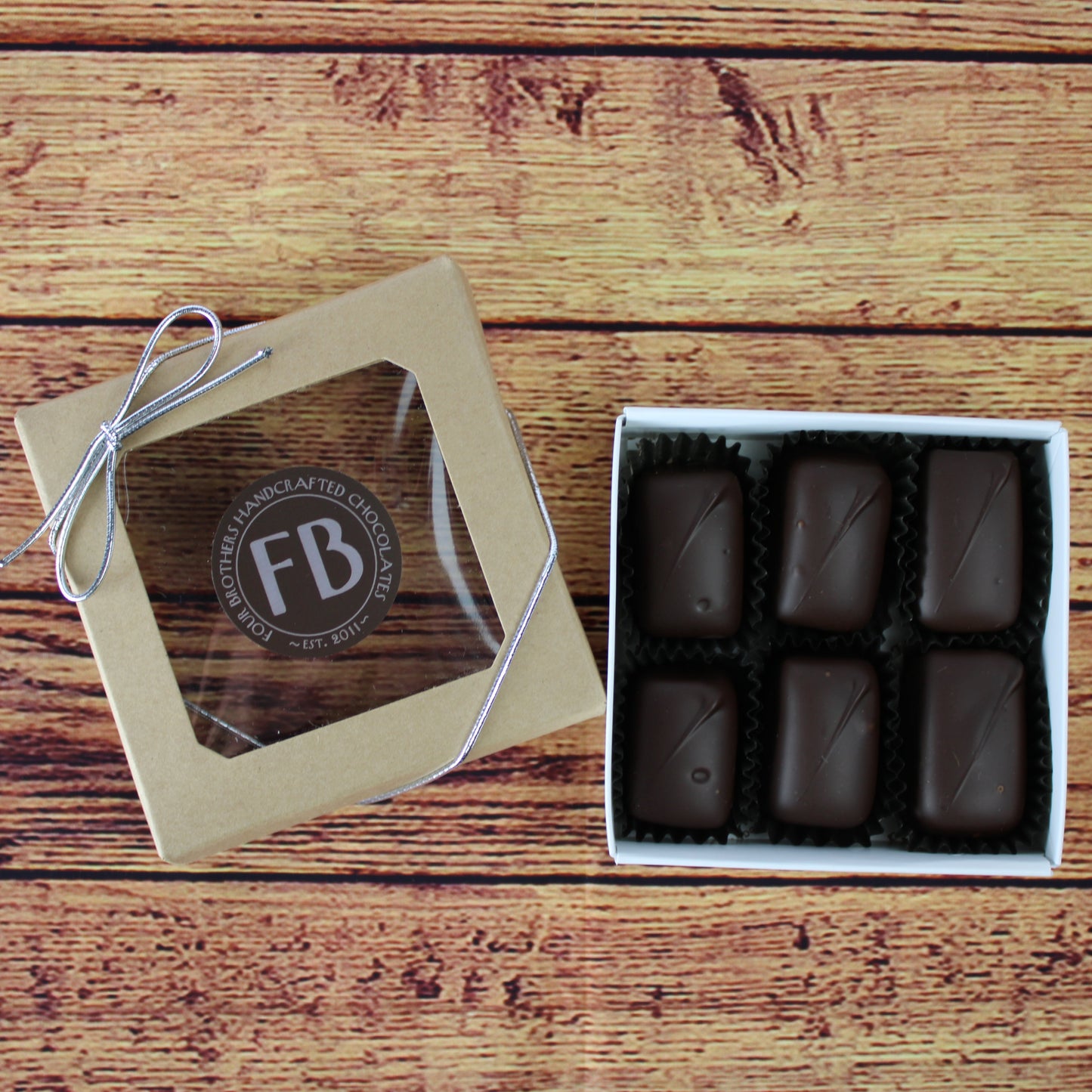 3oz. Dark Chocolate Covered Caramel