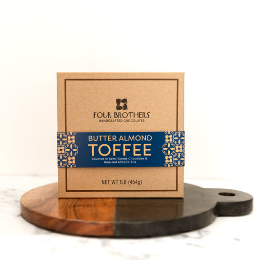 1 lb. Butter Almond Toffee Box