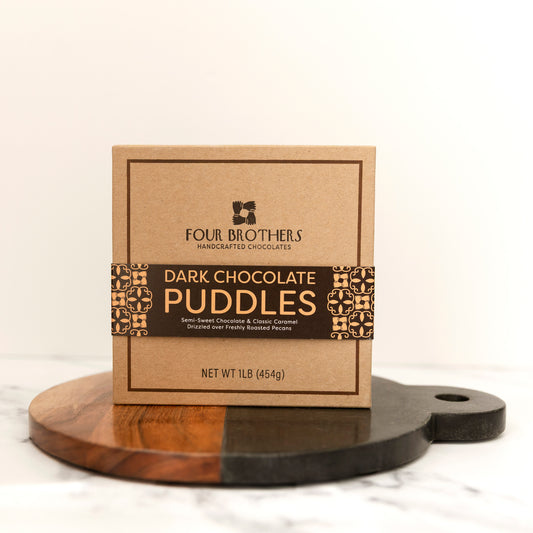 1 lb. Dark Chocolate Puddles Box