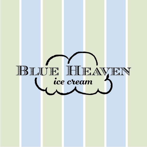 Blue Heaven Ice Cream Logo