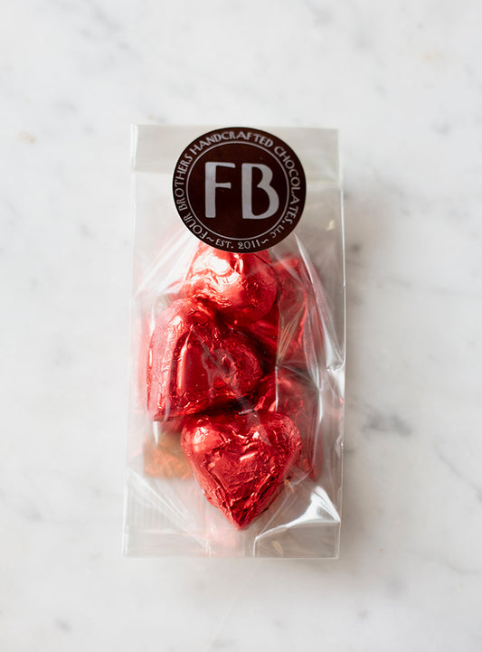 2 oz. Foiled Red Hearts