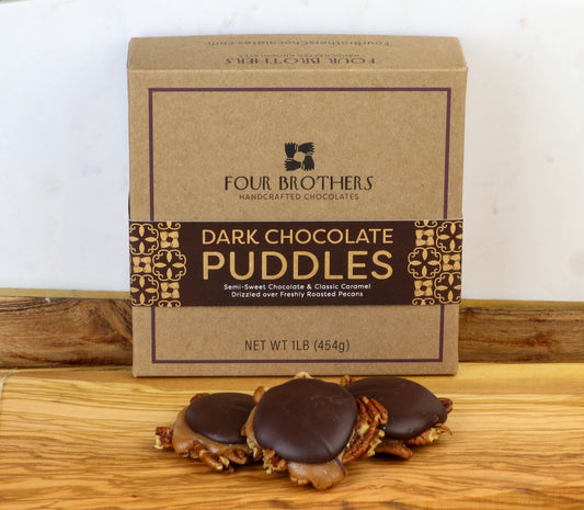 1 lb. Dark Chocolate Puddles Box