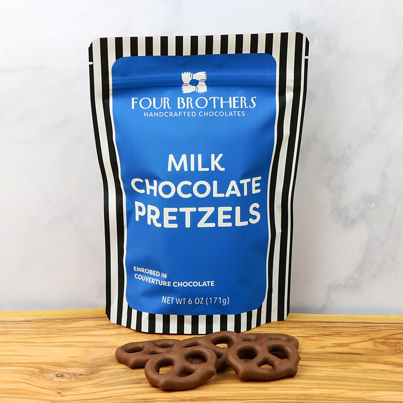 6 oz. Milk Chocolate Covered Pretzels